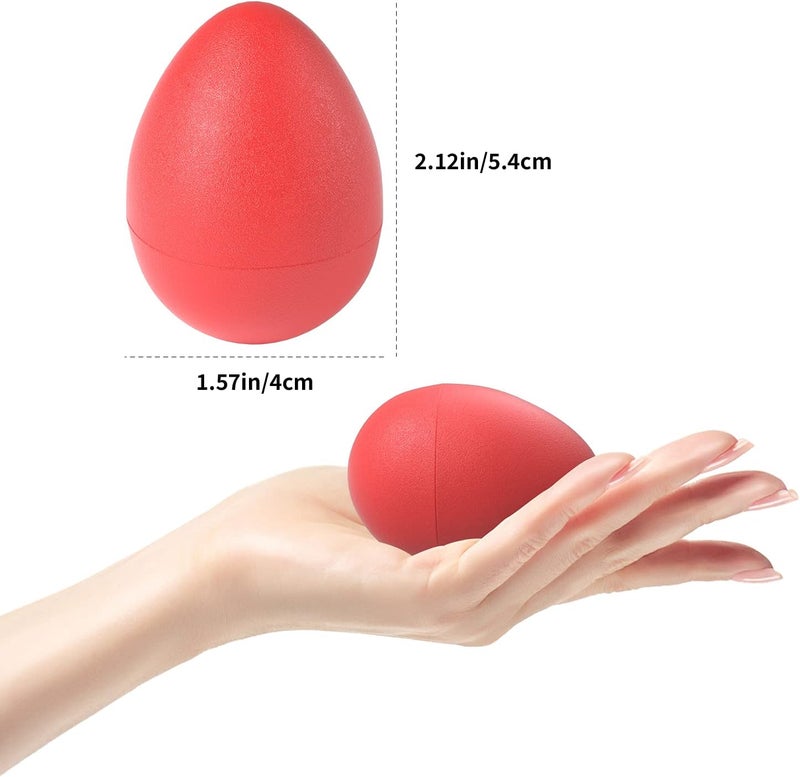 MUSCELL Egg Shakers,Professional Percussion Instruments with 6 Sounds for Live,Studio,Classroom Music, 36pcs in 6 colors w/Bottle Packing - Image 3
